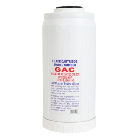 Cartouche charbon actif et KDF 10" Big Blue - Ydropure -Ydrokalk - Big Duo Prokalk