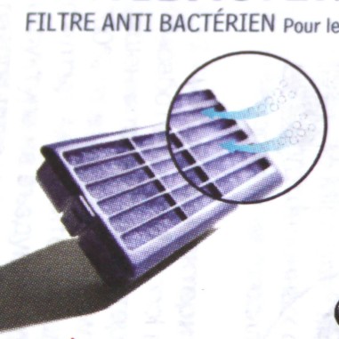 Filtre Whirlpool USC009 - Filtre frigo américain Wpro + Filtre à air antibactérien Whirlpool