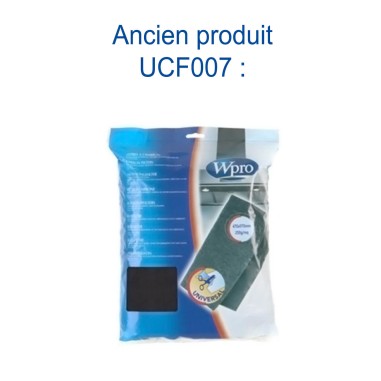UCF017 Universel charbon - Filtre hotte aspirante antiodeurs charbon