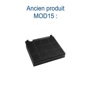 CHF15/1 Type 15 charbon antiodeurs - Filtre hotte aspirante