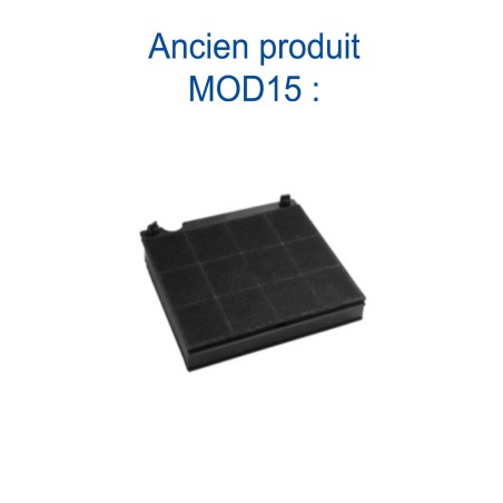 CHF15/1 Type 15 charbon antiodeurs - Filtre hotte aspirante