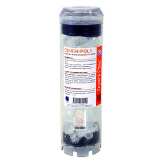 Conteneur de polyphosphates 9''3/4 à 10'' - Anti-tartre - Crystal Filter® CO-934-POL1