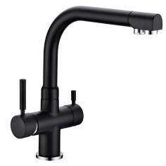 Robinet mitigeur 3 voies - Denali - Noir