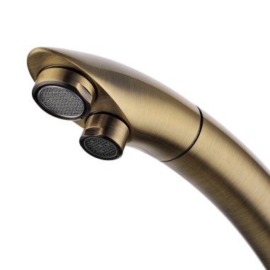 Robinet mitigeur 3 voies - Everglades - Bronze