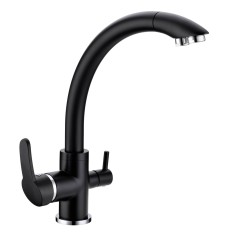 Robinet mitigeur 3 voies - Everglades - Noir