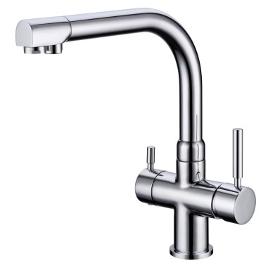 Robinet mitigeur 3 voies - Denali - Chromé