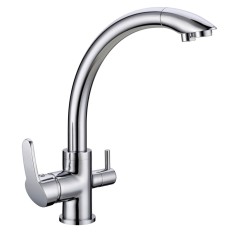 Robinet mitigeur 3 voies - Everglades - Chromé