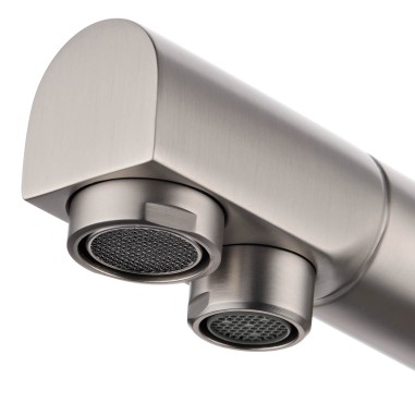 Robinet mitigeur 3 voies - Denali - Nickel brossé