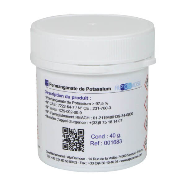 Permanganate potassium 40 g - Waterconcept - ALP001683