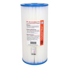 Cartouche PF-20-934BB-PO sédiment plissée 9''3/4 Big Blue - filtre 20 µm - Crystal Filter®