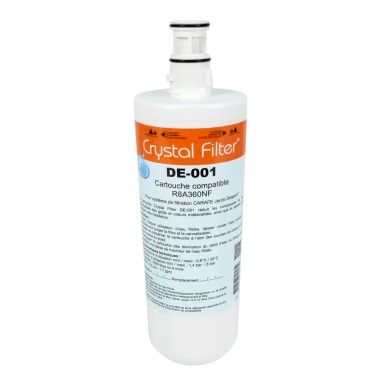 Cartouche R8A360NF compatible pour "Carafe" Jacob Delafon - Crystal Filter® DE-001