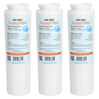 Filtre Crystal Filter® UKF8001 CRF8001 compatible Maytag (lot de 3)
