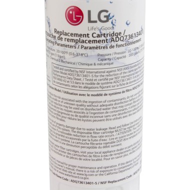 Filtre LT800P LG - Filtre frigo LG interne  ADQ73613401 / LG LT800P
