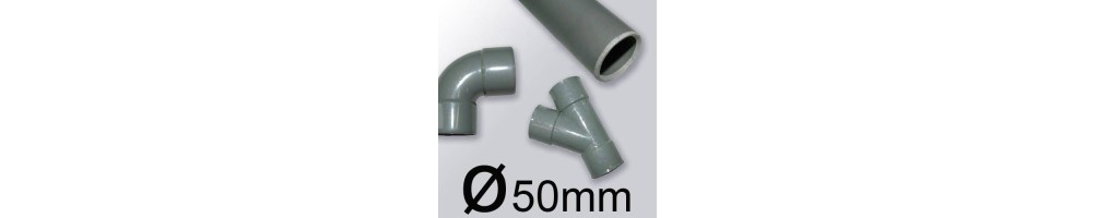 PVC Évacuation - Tube/Raccord 50 mm