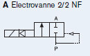 électrovanne Type 5281 complète avec bobine selon DIN EN 175301-803 Forme A pour connecteur Type 2508