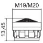 Pièce intérieure Perlator Honeycomb PCA pour M19 - M20 8.3L/min