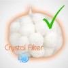 Utilisation et nettoyage des balles de filtration Crystal Filter®.
